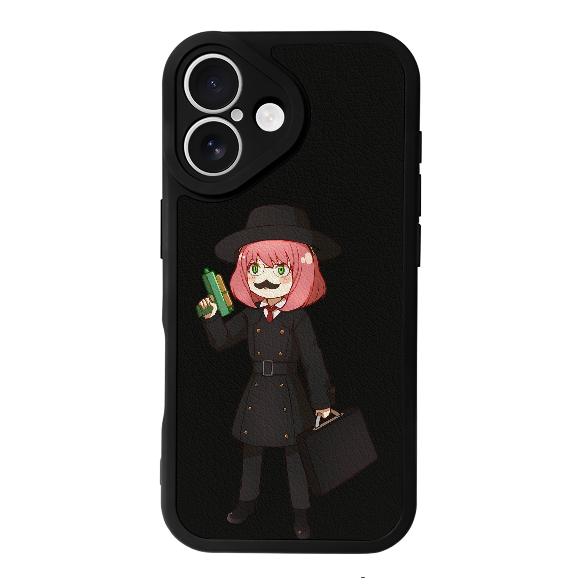 （画像用） SPY×FAMILY间谍家家酒 【iPhone 16シリーズ対応】シリコンスマホケース（レザー調） 材質：シリコン